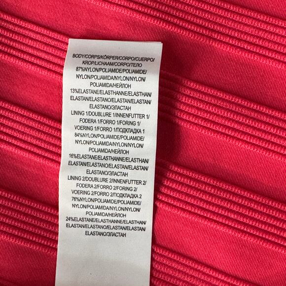 La Blanca SZ 12 Linea Costa Bikini Bottoms Lined Quick-Dry Textured High-Waisted - Picture 8 of 10